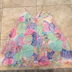 Lilly Pulitzer tank top dress size Large excellent condition worn 1x